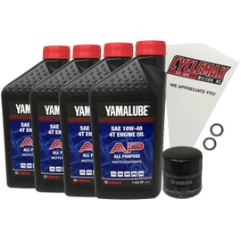 Cyclemax Oil Change Kit compatible with 2014-2023 Yamaha Super Tenere XT1200 XTZ1200