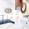 Naisfei 4 Pieces Drain Stopper, Bath Tub Drain Stoppers, Rubber