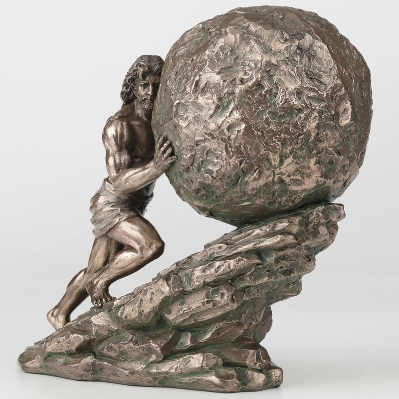 Veronese Design 6 3/4 Inch Sisyphus and His Eternal Punishment