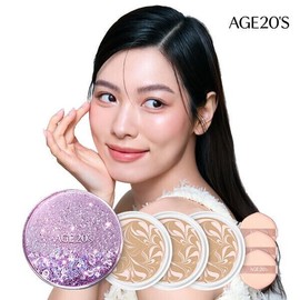 Age20s Shining Drop Original Essence Pact Case + 3 Refills / 샤이닝드롭 오리지널 에센스 팩트 케이스+리필3개