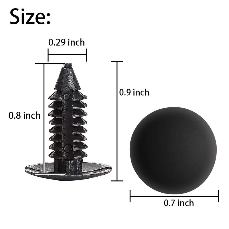 10L0L Universal Plastic Rivets for Yamaha EZGO Club Car Golf