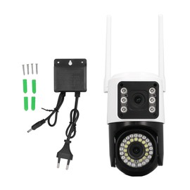 Dual Lens Security Camera HD 2MP Night Vision Motion Detection Two Way Talk 2.4G WiFi Home Surveillance CCTV Camera