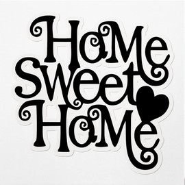 Decal Stickers of Home Sweet Home Premium Indoor (No Waterproof) Vinyl Decal Stickers for Laptop Phone Accessory Helmet Car Window Mug Tuber Cup Door Wall Decoration ANDVER3e79810BL