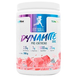 Pre entreno Fit Soul Dynamite Soul Suplemento Pre-Workout 30 servicios Extractos Naturales, Cafeina Natural, Hydromax, Teacrin, extrema...            