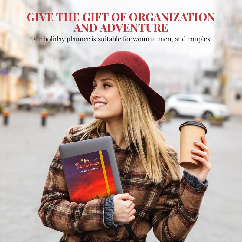 Travel Planner & Journal A5 Holiday Organiser Notebook