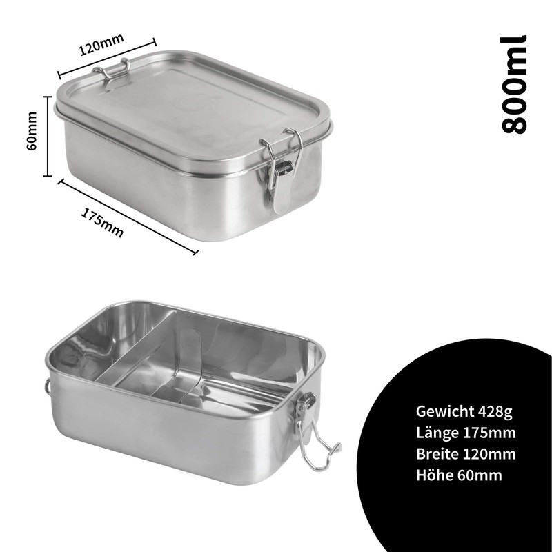 hydro2go® Leak-proof Stainless Steel Lunch Box As An Innovative Set