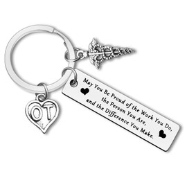 Occupational Therapist Gifts Appreciation Gift OT Keyring Thank You Gift for OT Assistant Coworker Occupational Therapy Keychain OT Student Graduation Birthday Gift Employee Colleague Retirement Gift