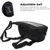 Motorcycle Handlebar Bag, Large Storage Black Motorcycle Tank Bag Front,