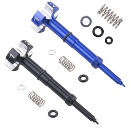 JINGKE Universal Air/Fuel Mixture Screw Adjuster for Keihin FCR Carb Motorcycle Compatible with Suzuki RMZ,Kawasaki KXF KLX,Honda CRF，Polaris，Yamaha YZF WR（ blue/black）