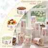 100 Pack 9 oz Spa Party Pink Cups for Girl