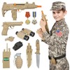GIFTINBOX Kids Army Soldier Dress Up Costume Role Play Set,