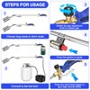 DORLOTI Propane Torch Weed Burner Kit,2,400,000 BTU High Output with