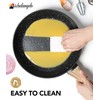 MICHELANGELO 8 Inch Nonstick Frying Pan with Lid, Non Stick