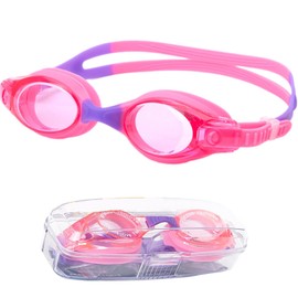 Kids Swimming Goggles Anti Fog Kids-Goggles No Leaking Water Pool Goggles,Adjustable Toddler Swim Goggles with UV Protection,Clear Vision Swimming Goggles for Boys Girls Youth
