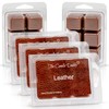 Leather - Maximum Scented Wax Cubes/Melts- 5 Packs -10 Ounces