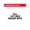 MILWAUKEE ELECTRIC TOOL 48-28-1020 Quik-Lok Universal Drill Bit Extension, 12