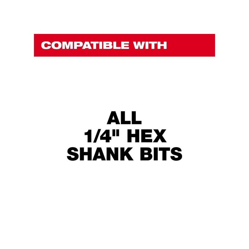 MILWAUKEE ELECTRIC TOOL 48-28-1020 Quik-Lok Universal Drill Bit Extension, 12