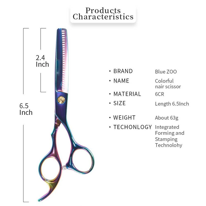 Professional Colorful Sharpness Edge Hair Scissors Barber Salon Hairdressing ScissorsHair