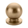 Alzassbg 10 Pack Champagne Bronze Cabinet Knobs, 1 Inch(27mm) Diameter