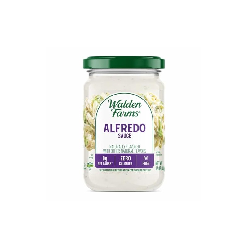 Walden Farms Sauce (12 Fl Oz (Pack of 6), Alfredo)