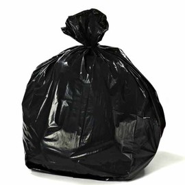 Plasticplace Black Garbage Bags, 33x39, 33 Gallon, 100/Case, 1.4 Mil