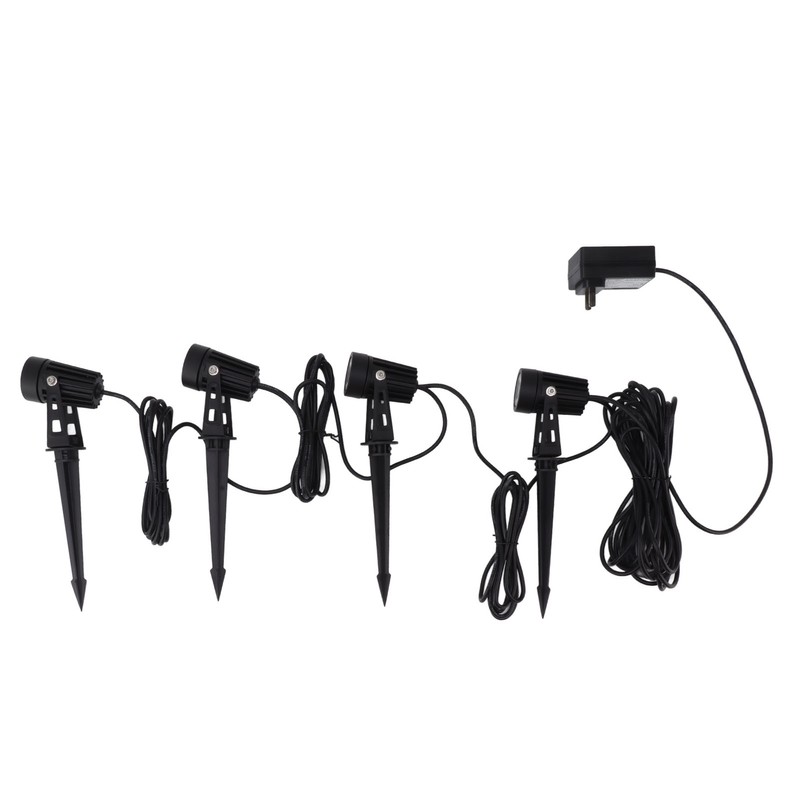 4 in 1 Garden Spotlight RGB Colorful Remote APP Control