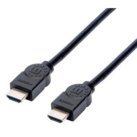 MANHATTAN - Cable HDMI 1.3 de 1.5 m, 1080p de Alta Velocidad, 4K@30Hz, 10.2 Gbps a 340 MHz, admite una resolución de hasta 1080p en 3D, ARC, compatible con cualquier dispositivo HDMI