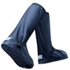 Rain Boot Covers Slip Resistant Lightweight Gradient Letters Design PVC