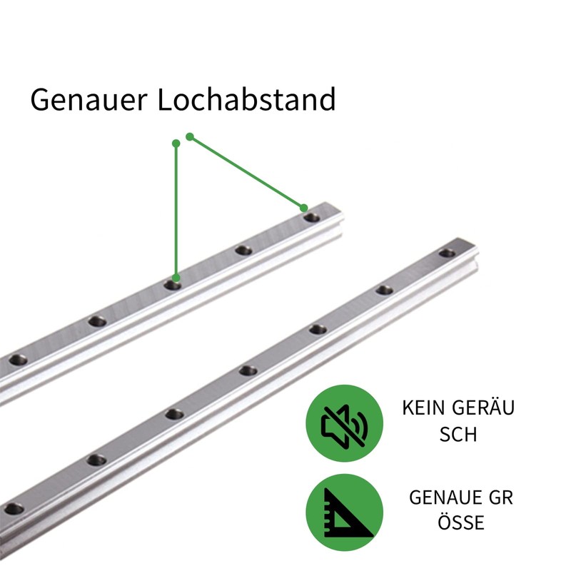 ONLISUM MGN9H 300 mm 1 Piece Mini Linear Guide with