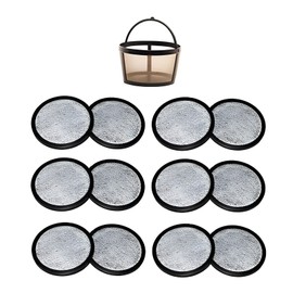 Mr Coffee 4-Cup Permanent Coffee Filter & 12 Water Filters for Mr. Coffee Coffeemakers
