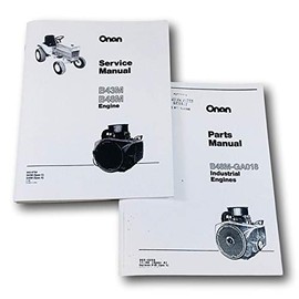 Snapper 1855 Garden Tractor Onan B48M 18Hp Engine Service Parts Manual Catalog