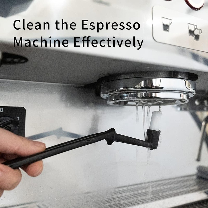 watchget Coffee Machine Cleaning Brush Set, 2 Pieces Espresso Cleaner
