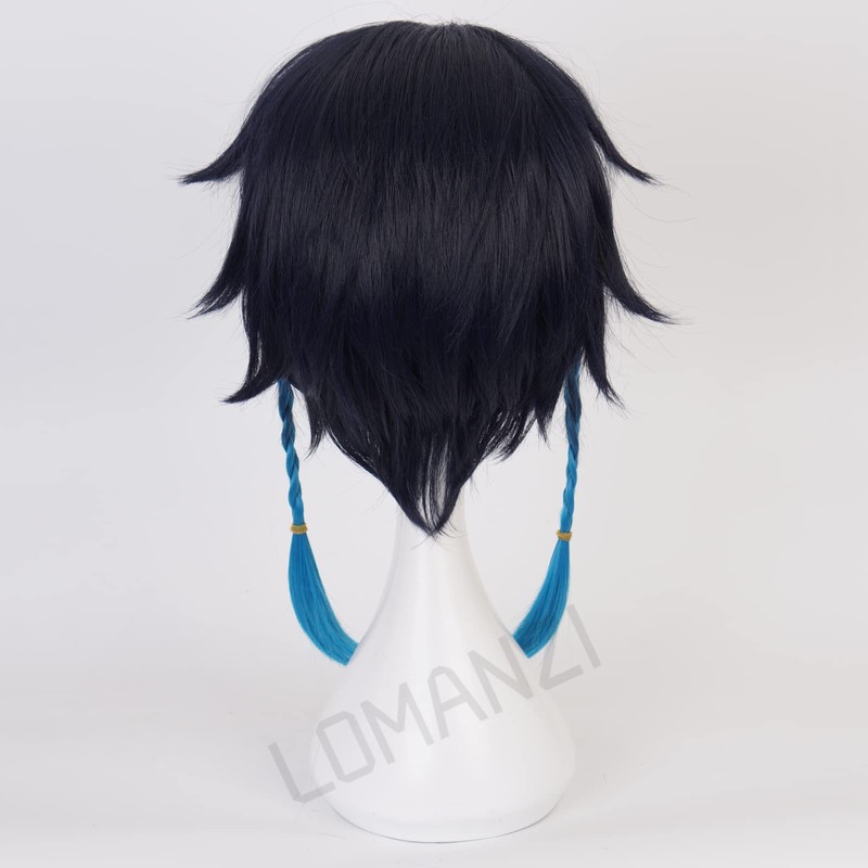 Haragin Onsen Cosplay Wig, Heat Resistant Wig, Disguise Wig, Costume