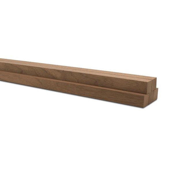 Walnut Wood Square Dowel Rods, 3/4 inch x 36, Pack
