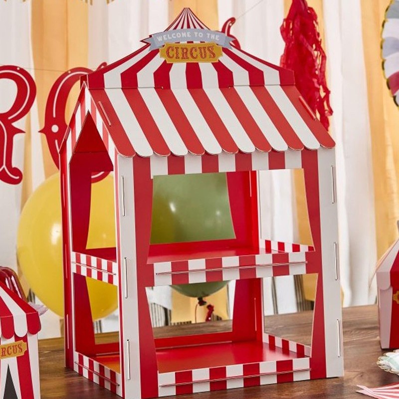 Club Green Circus Party Food Display Stand – Birthday Party