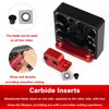 AACGIN Dowel Maker Jig Kit, Imperial 5/16-3/4inch Adjustable Drill Milling