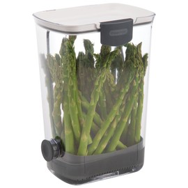 ProKeeper Herb Keeper – 1-Piece, White, with Removable Silicone Drain Plug, BPA-Free Plastic