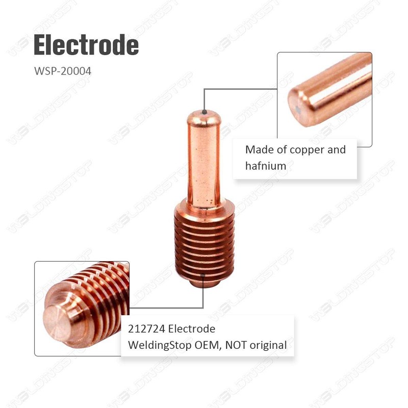 Plasma Torch Electrode Tip Drag Shield for Miller Spectrum 875