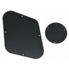 Kaish Rear Solid 1-Ply Black Control Plate Switch Plate Cavity