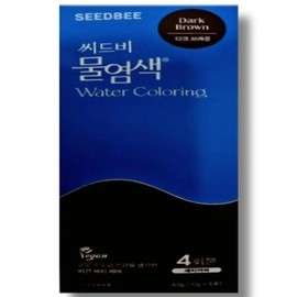 Seed B water dyed dark brown 10g x 4 packets / 씨드비 물염색 다크브라운 10g x 4포