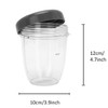 Utiz 18oz/500ml Small Cup with Flat Lid Cap for Nutribullet