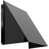 Repa Market 8 x 8 Inch Black Galvanized Steel Vent