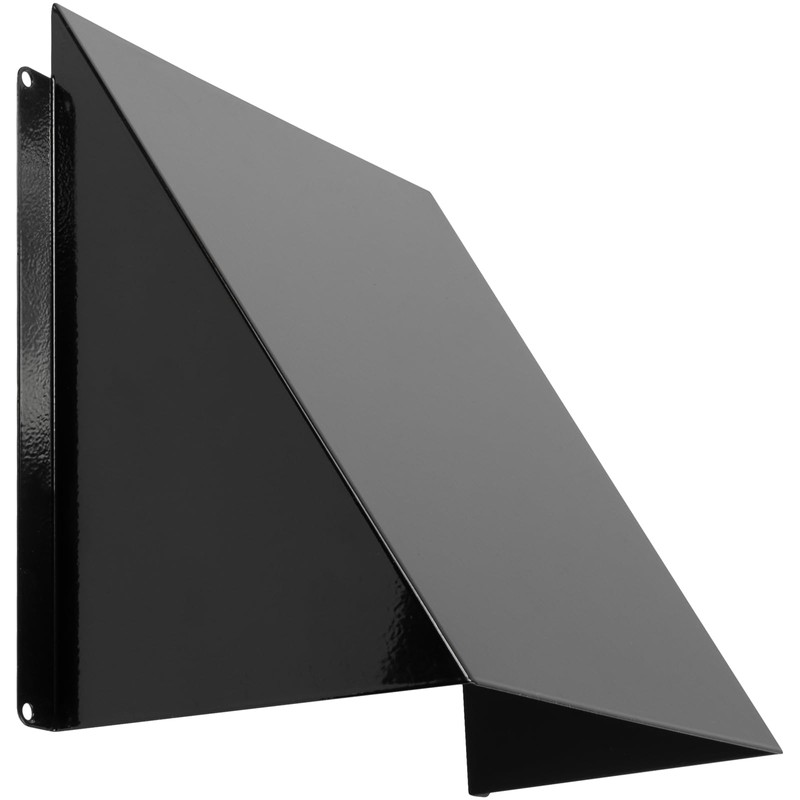 Repa Market 8 x 8 Inch Black Galvanized Steel Vent