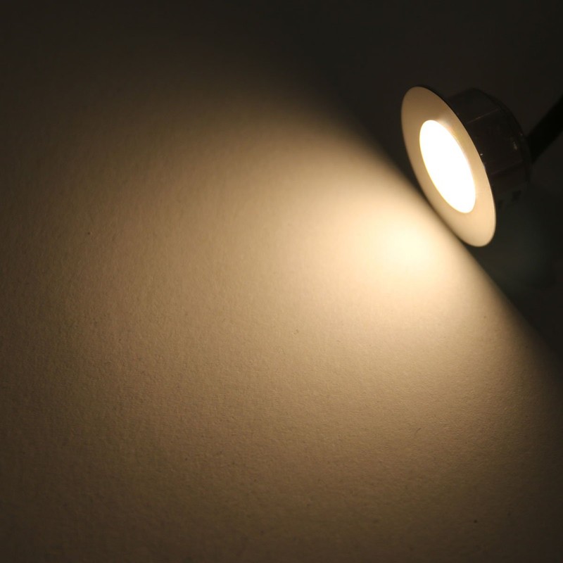 VBLED LED Mini Recessed Floor Light, Bathroom Recessed Light, Stainless