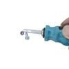 Short Slotted Phillips Screwdriver, Non-Slip Rubber Handle and 6mm Slotted