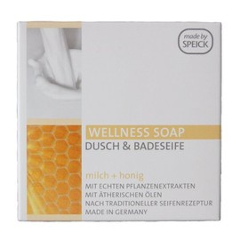 Speick Wellness Soap Shower and Bath Soap Milk and Honey Pack of 3 x 200 g