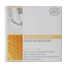 Speick Wellness Soap Shower and Bath Soap Milk and Honey Pack of 3 x 200 g