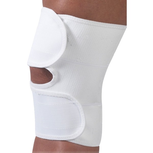 Bilt-Rite Mastex Health Knee Support with Stays, White, Large