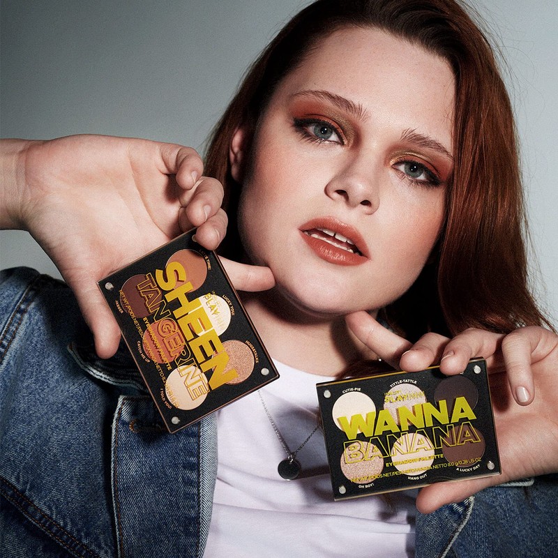 INGLOT PLAYINN Wanna Banana Eyeshadow Palette, A Collection of Six