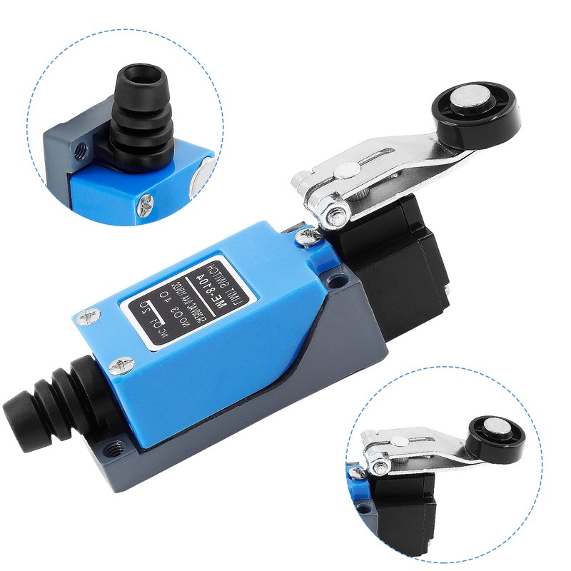 Aracombie 3 PCS ME-8104 Limit Switch Adjustable Roller Lever Arm